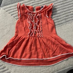 Janie and Jack peach dress